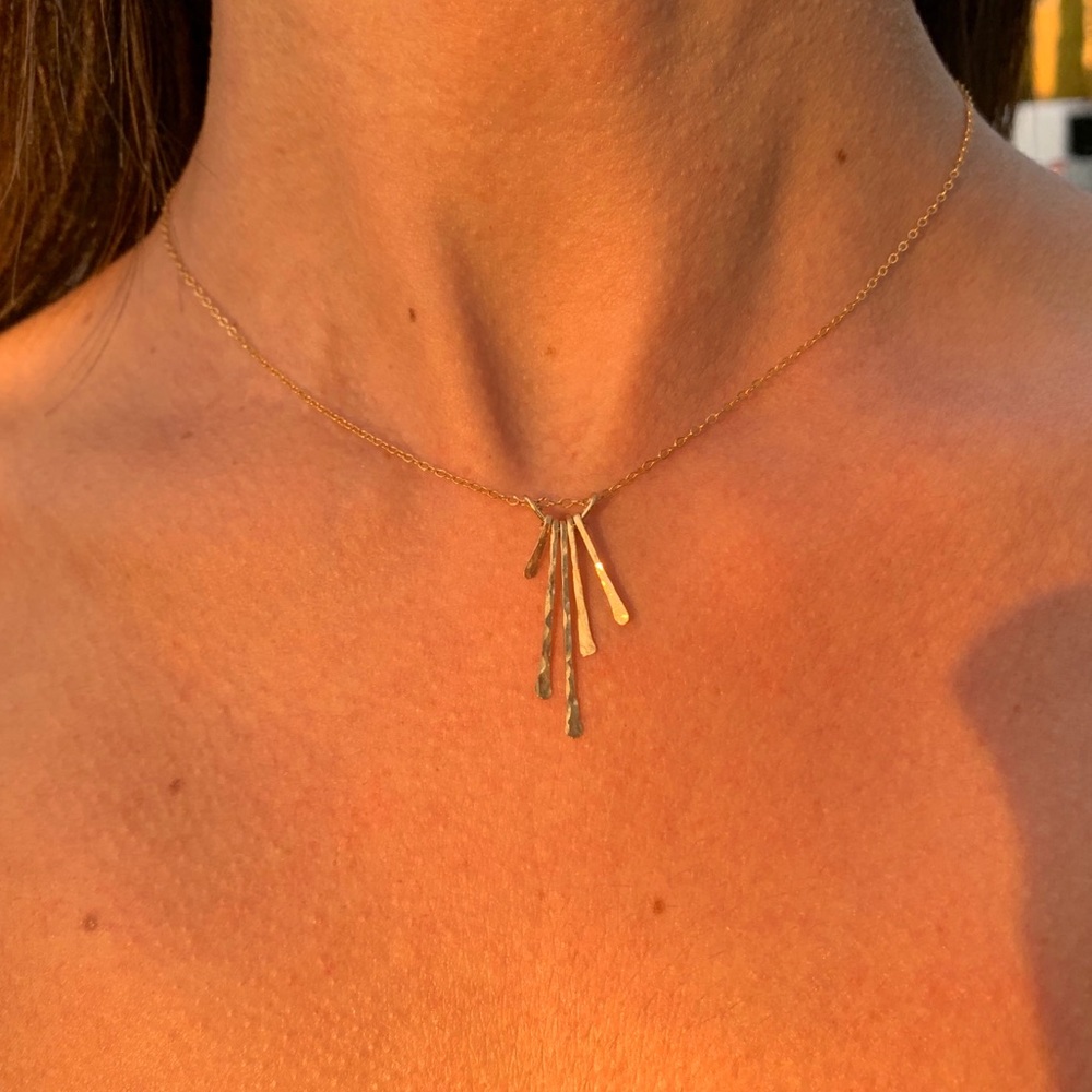 Gold Filled Stackable Dainty Minimalist Necklace